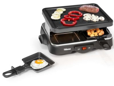 TRISTAR Appareil &agrave; raclette  RA-2949 noir - 4 personnes - 500 W