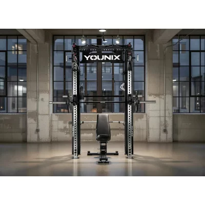 YOUNIX Appareil de musculation  Cable Rack Smith Bundle