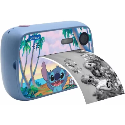 LEXIBOOK Appareil instantan&eacute; Starcam Print Stitch avec carte SD. bleu