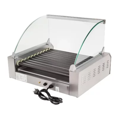 HELLOSHOP26 Appareil machine &agrave; hot dog professionnelle t&eacute;flon 20 saucisses 2 200 watts