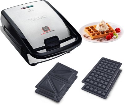 TEFAL Appareil multifonction gaufres et croque-monsieur 700 W - Neuf