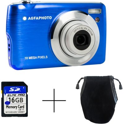 AGFAPHOTO Appareil photo AFGA Pack DC8200 + carte SD 16GB BLEU