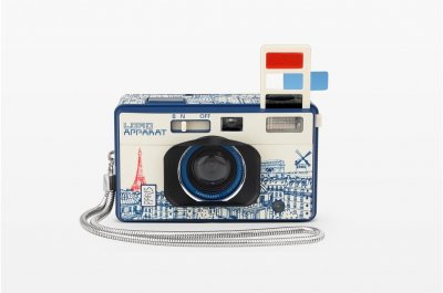 LOMOGRAPHY Appareil photo argentique  LomoApparat 21mm f/10 Edition Paris Blanc et Bleu 