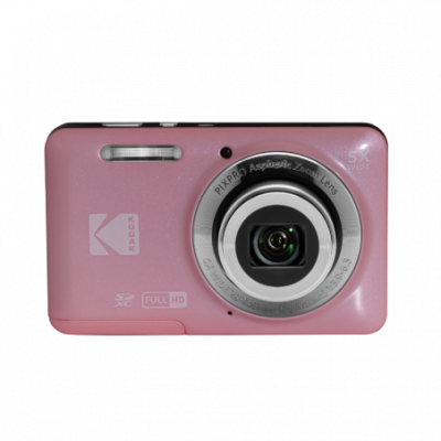 KODAK Appareil photo compact  PixPro FZ55 - M&eacute;moire interne 63MB Rose