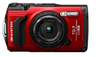 OM SYSTEM Appareil photo compact  Tough TG-7 Rouge