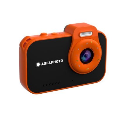 AGFAPHOTO Appareil photo compact Realikids Waterproof 2 Noir et Orange