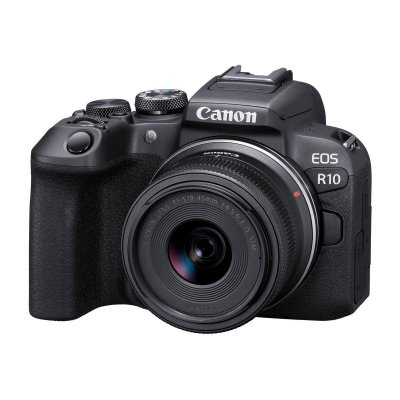 CANON Appareil photo hybride  EOS R10 + RF-S 18-45mm f/4.5-6.3 IS STM 
