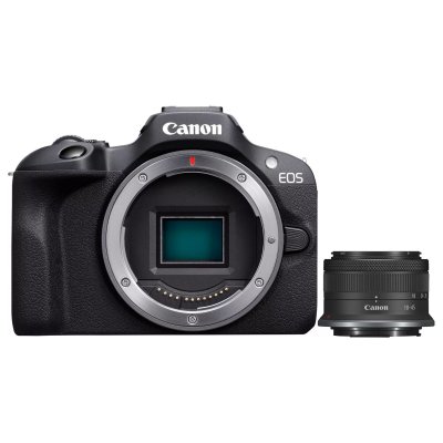 CANON Appareil photo hybride  EOS R100 + RF-S 18-45mm f/4.5-6.3 IS STM