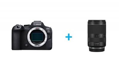 CANON Appareil photo hybride  EOS R6 Mark II + objectif RF 24-240mm f/4-6.3 IS USM noir