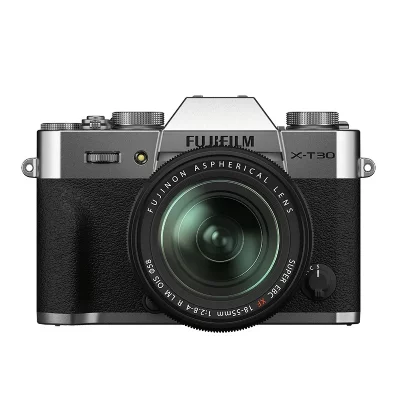 FUJIFILM Appareil photo hybride Fuji X-T30 II silver + XF 18-55mm f/2.8-4