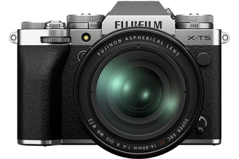 FUJIFILM Appareil photo hybride  X-T5 SILVER + XF 16-80MM F/4 R OIS WR