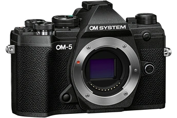 OM SYSTEM Appareil photo hybride  OM-5 boitier nu noir 