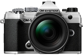 OM SYSTEM Appareil photo hybride  OM-5 silver + ED 12-45mm f/4 PRO