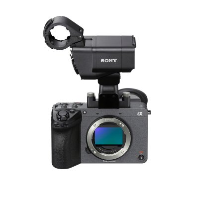 SONY Appareil photo hybride  Cinema Line FX2 Bo&icirc;tier nu Gris et Noir avec poign&eacute;e XLR 
