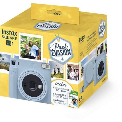 FUJIFILM Appareil photo Instantan&eacute; Pack Evasion SQ1 Bleu 