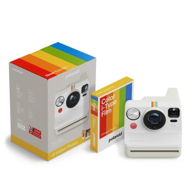 POLAROID Appareil photo instantan&eacute;  Now Gen 3 USB-C blanc + film couleur i-Type 8 photos