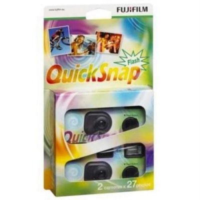 FUJIFILM Appareil photo jetable  Quicksnap Flash 27P X2 PACK 