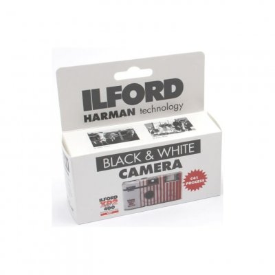 ILFORD Appareil photo jetable  XP 2 Super 27 poses Noir et Blanc 