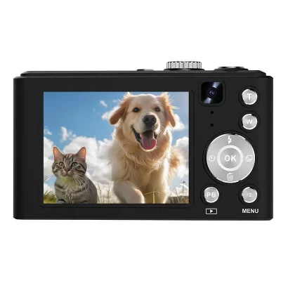 YONIS Appareil Photo Num&eacute;rique 4k 96mp Zoom 16x Autofocus Hd Compact Puissant Noir 