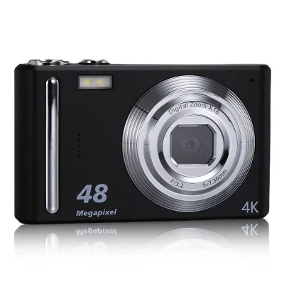 YONIS Appareil Photo Num&eacute;rique 4k Hd Zoom 16x Stabilisation Image Pour Photos &Eacute;poustouflantes Noir 