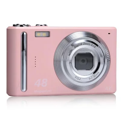 YONIS Appareil Photo Num&eacute;rique 4K HD Zoom 16X Stabilisation Image Pour Photos &Eacute;poustouflantes Rose 2 