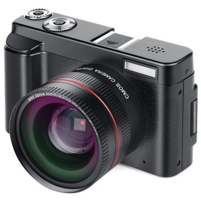  Appareil Photo Num&eacute;rique 4K - NEOZHOU - 48MP - Zoom 16x - Ecran 180&deg; - 64GB + 2 Batteries