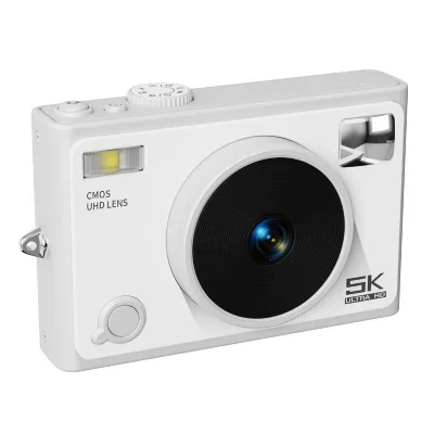 YONIS Appareil Photo Num&eacute;rique 5k 72mp Wifi Zoom 18x Auto Focus Pour &Eacute;tudiants Blanc 