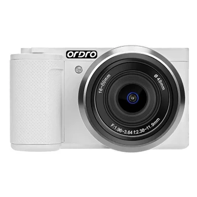 YONIS Appareil Photo Num&eacute;rique 5k Zoom Optique Vision Nocturne &Eacute;cran Tactile Wifi Blanc Blanc 