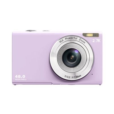  Appareil Photo Num&eacute;rique Compact 48MP - Vid&eacute;o HD 1080P + Carte 32GB + Ecran IPS 2.88"" - Violet