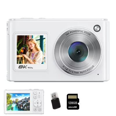 SZSMART Appareil Photo Num&eacute;rique DC325W 8K 96MP Double Ecran WiFi Autofocus 60 Filtres