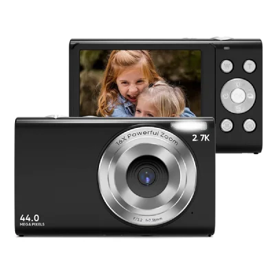 YONIS Appareil Photo Num&eacute;rique Full HD 1080P 2,4 pouces 36MP Zoom 16X Noir