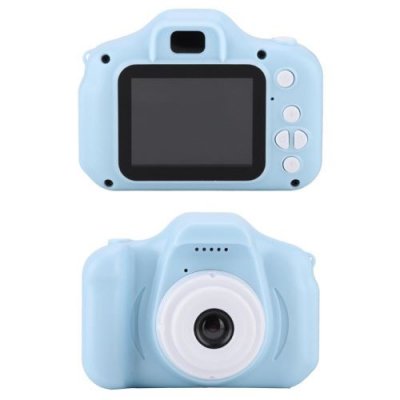 GENERIQUE Appareil photo num&eacute;rique HD 1080P pour enfants Mini portable 2.0 pouces IPS couleur &eacute;cran IPS (Bleu)