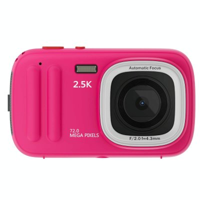 YONIS Appareil Photo Num&eacute;rique Hd 72mp Avec Zoom 16x Et &Eacute;cran 2.4 Pouces Rose 2 