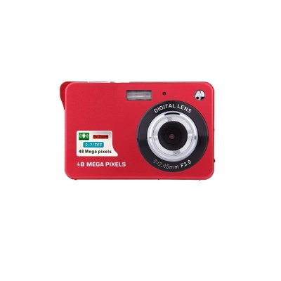 INF Appareil photo num&eacute;rique K09 avec carte 32GTF - Capturez chaque instant Red