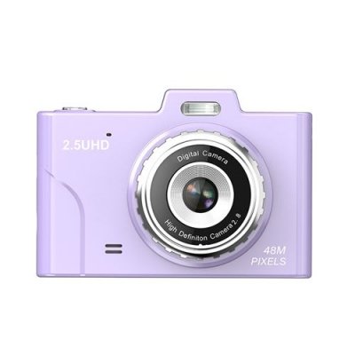  Appareil Photo Num&eacute;rique - NEOZHOU - 2,5K 48MP - Zoom 8x - &Eacute;cran 2,8"" - Rechargeable - Bleu