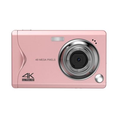  Appareil Photo Num&eacute;rique - NEOZHOU - 4K 48MP FHD - Zoom 16x - Ecran 3,0"" - Compact - Rose