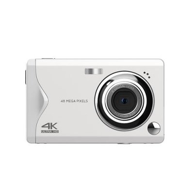 Appareil Photo Num&eacute;rique - NEOZHOU - 4K 48MP - Zoom 16x - &Eacute;cran 3,0"" - Compact - Blanc