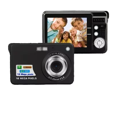 YONIS Appareil Photo Num&eacute;rique Portable 18MP Zoom 8x + SD 4Go Noir 