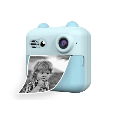 AVIZAR Appareil Photo Num&eacute;rique pour Enfant avec Impression Instantan&eacute;e Ludique Bleu
