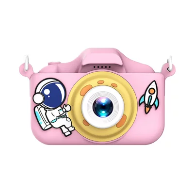 AVIZAR Appareil photo num&eacute;rique pour enfant double objectif astro qualit&eacute; hd rose AVJ-TK405 