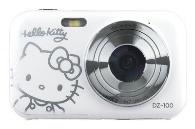 YASHICA Appareil photo num&eacute;rique  DZ100 Hello Kitty Blanc 