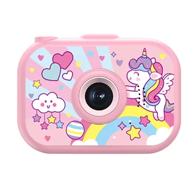 AVIZAR Appareil photo pour enfant avec tr&eacute;pied flexy ultra r&eacute;sistant rose AVJ-TK411 
