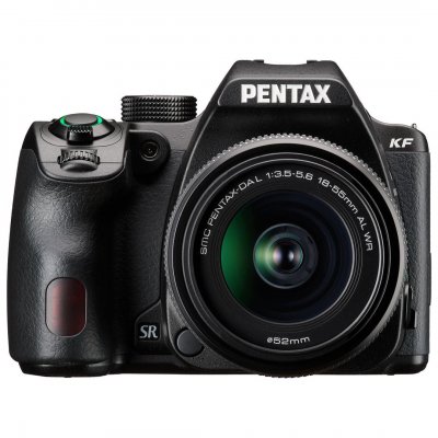 PENTAX Appareil photo reflex  KF + 18-55mm WR Noir 