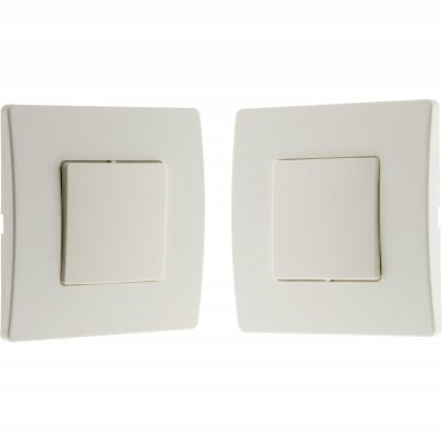 ZENITECH Appareillage encastrable va et vient sans fil - blanc - venus