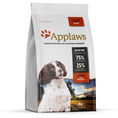 APPLAWS  Adult Small & Medium Breed, poulet pour chien - 2 x 2 kg