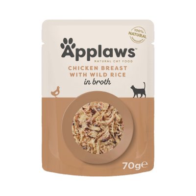 APPLAWS  Chicken With Rice 12x70g Cat Food Dor&eacute; 12x70g