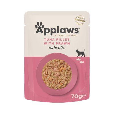 APPLAWS  S&eacute;lection 12 x 70 g - filet de thon, crevettes du Pacifique