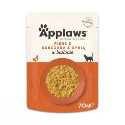 APPLAWS  S&eacute;lection 12 x 70 g pour chat - poulet, potiron