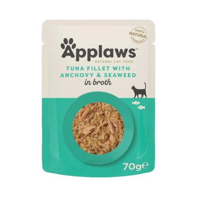 APPLAWS  Tuna With Whole Anchovy 12x70g Cat Food Argent&eacute; 12x70g