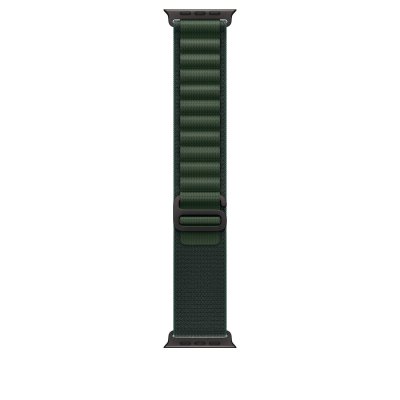 APPLE  Alpine Loop Verde Scuro (49 Mm) - Small - Titanio Nero